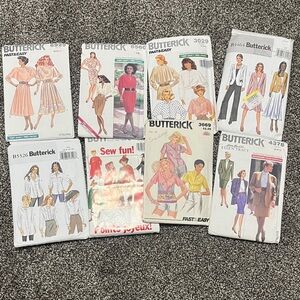Butterick vintage Sewing Pattern Collection